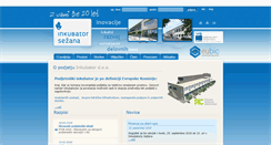 Desktop Screenshot of inkubator.si