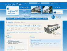 Tablet Screenshot of inkubator.si